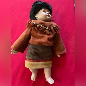 Beautiful porcelain Indian baby doll